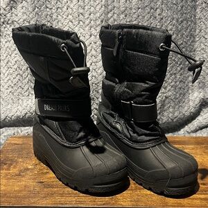Boys Dream Pairs Black Snow Boots